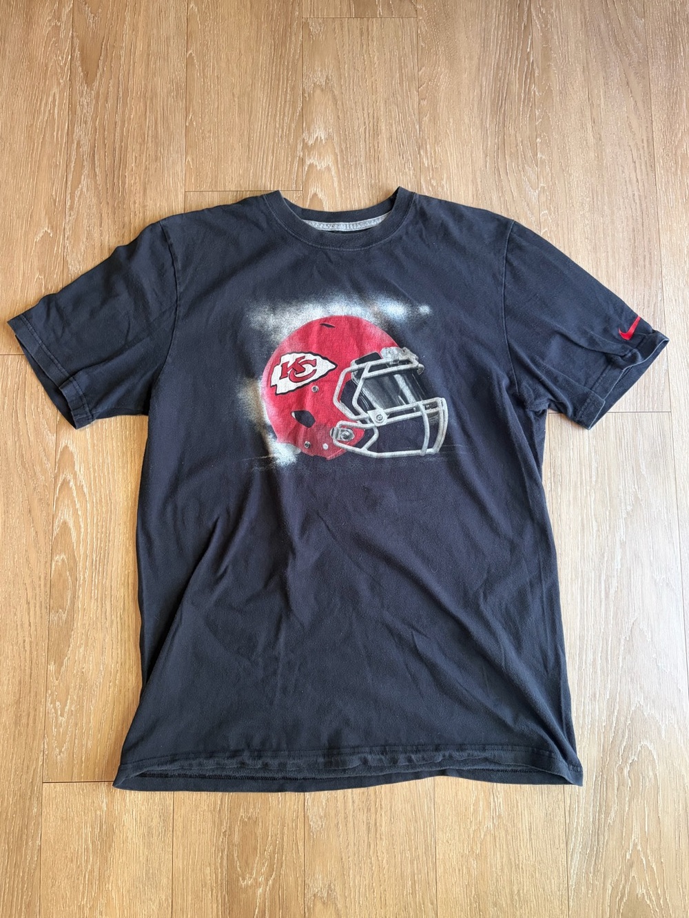 Nike NFL Black Kansas City Chiefs Helmet Graphic T-Shirt